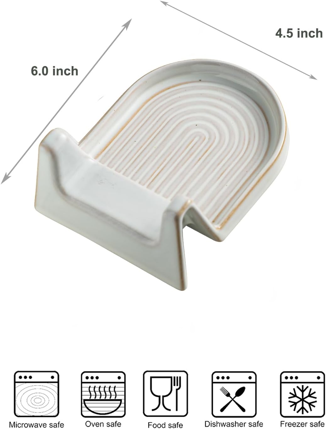 Cormomu Ceramic Spoon Rest — main product photo
