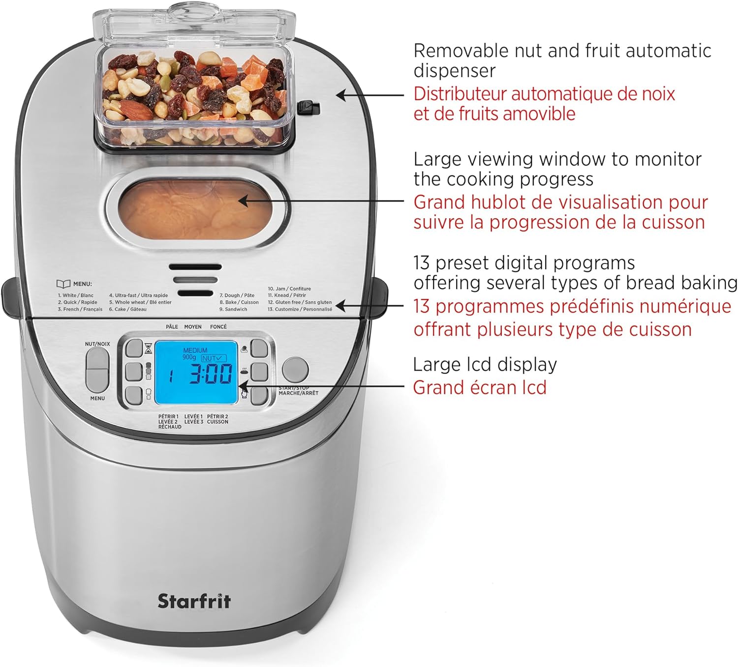 Starfrit Electric Bread Maker (Model 024707-001-0000) (detail 1)
