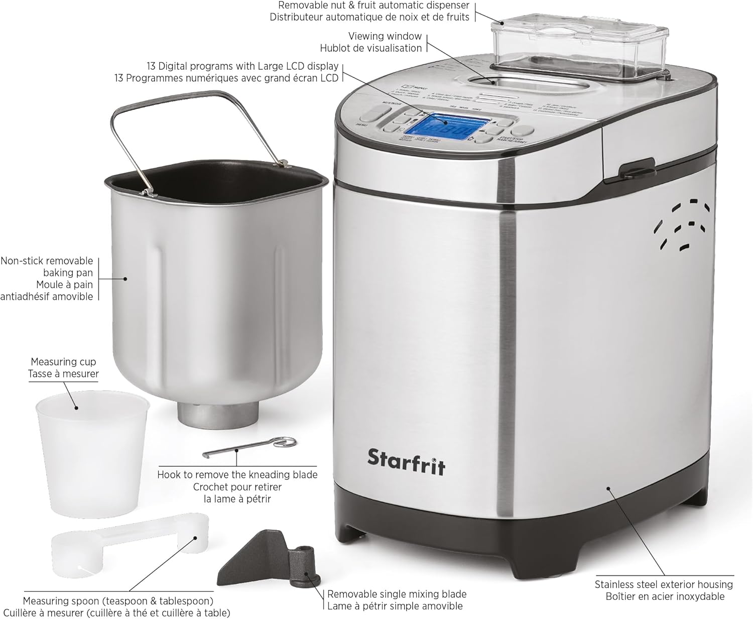Starfrit Electric Bread Maker (Model 024707-001-0000) (detail 2)