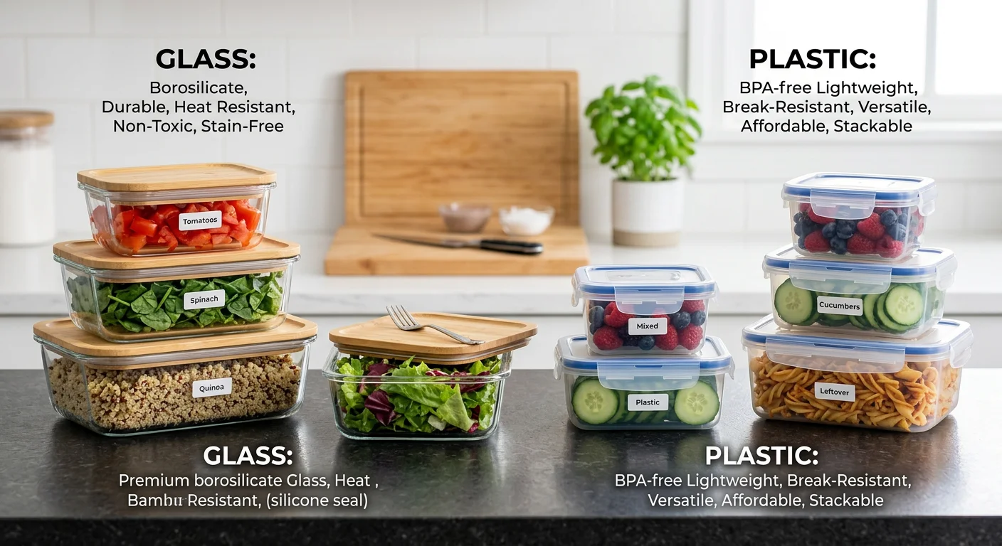 glass vs plastic food containers guide - image 1