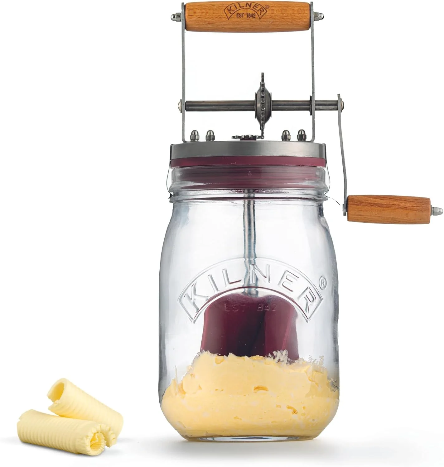 Kilner Vintage Glass Butter Churn (hero)