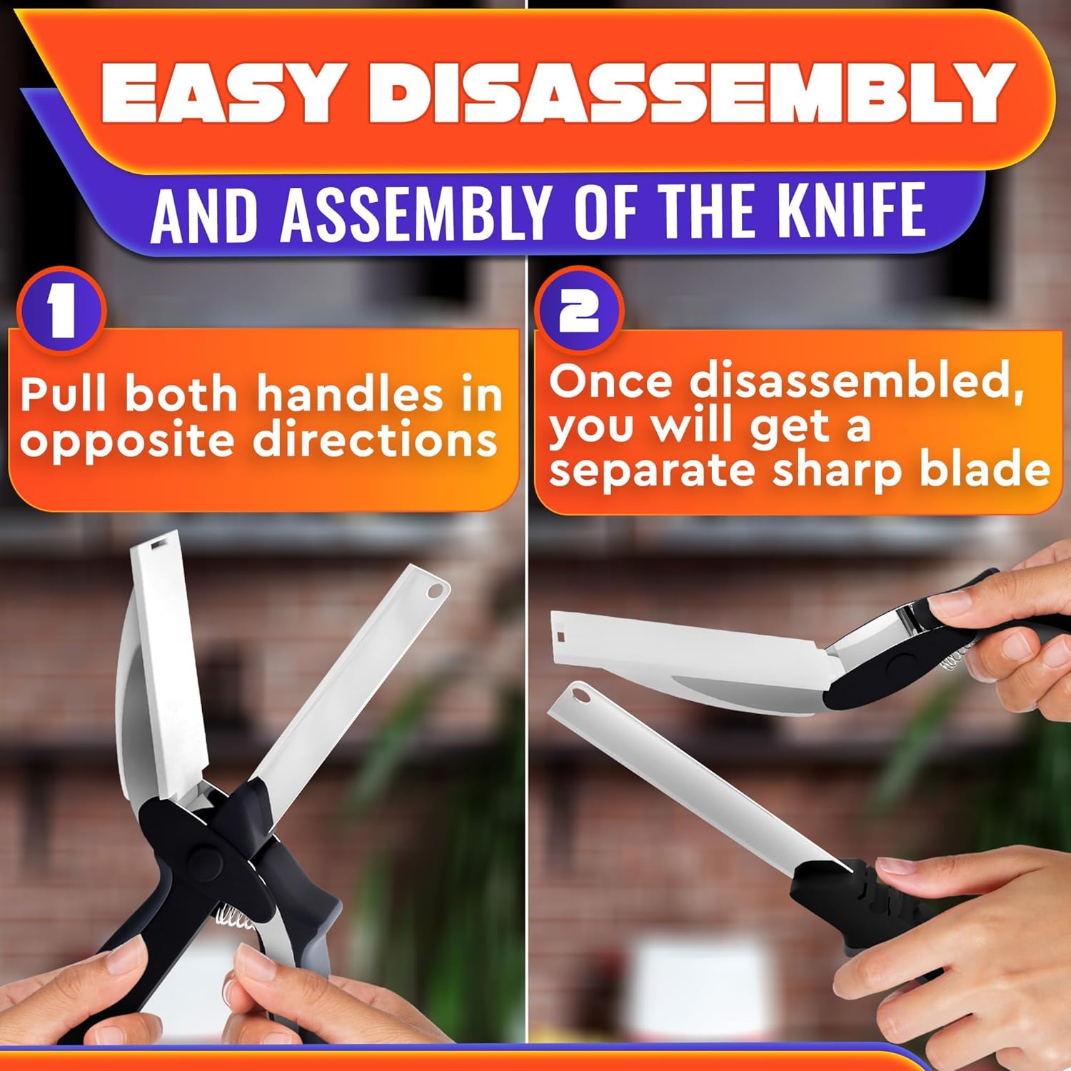 LIBERHAUS Kitchen Smart Cutter 2-in-1 Kitchen Scissors (Model Kitchen Smart Cutt (detail 2)