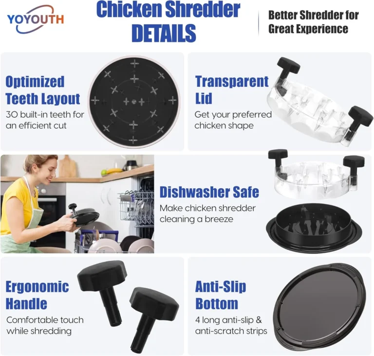 YOYOUTH Chicken Shredder Tool Twist (2026 Pro ASIN B0D86ZHCF5) (hero)