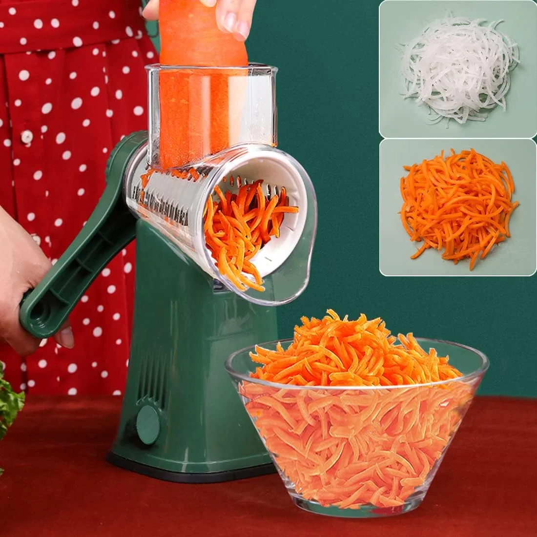 BNUNWISH Manual Rotary Cheese Grater (detail 3)