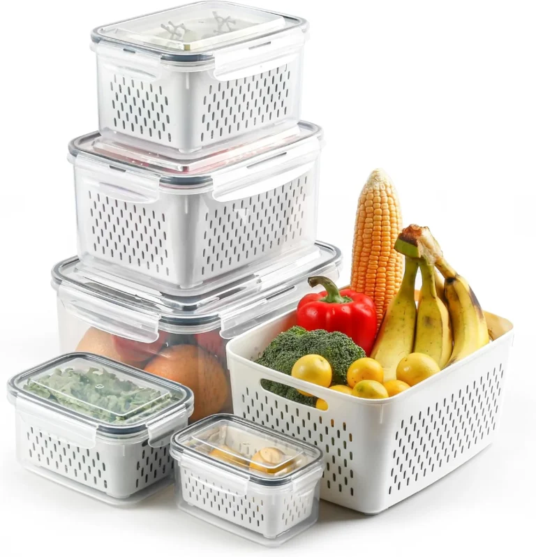 BreezyHome Fruit Storage Containers with Colanders (hero)