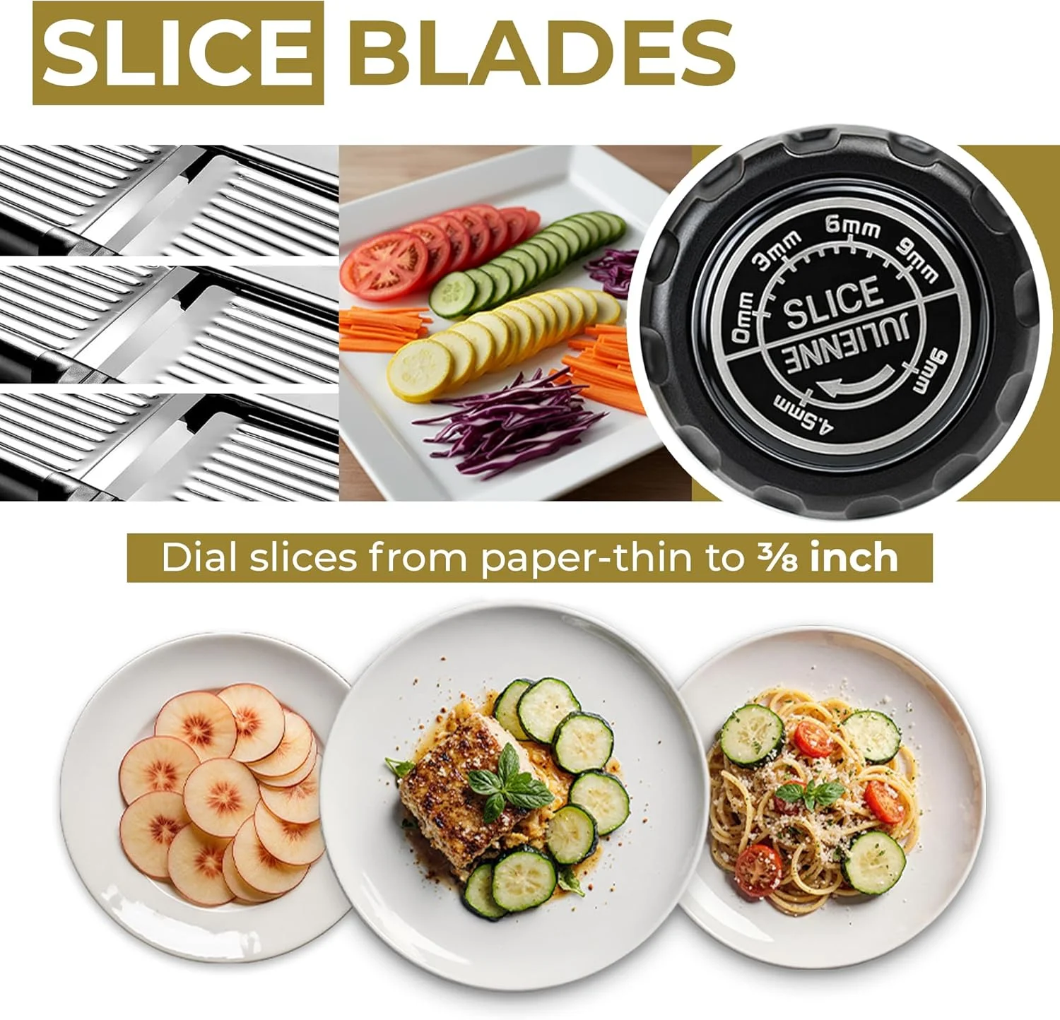 Gramercy Adjustable Mandoline Food Slicer (detail 1)