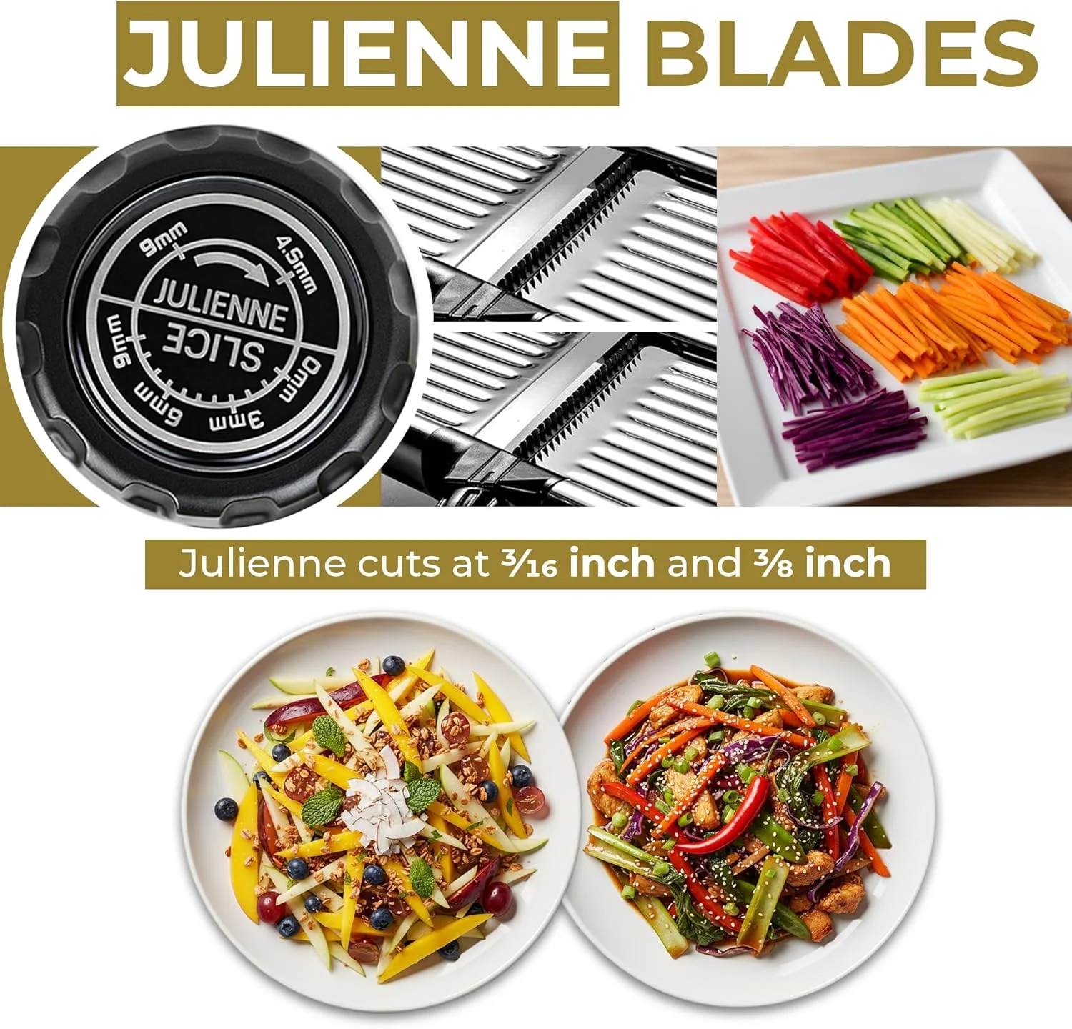 Gramercy Adjustable Mandoline Food Slicer (detail 2)