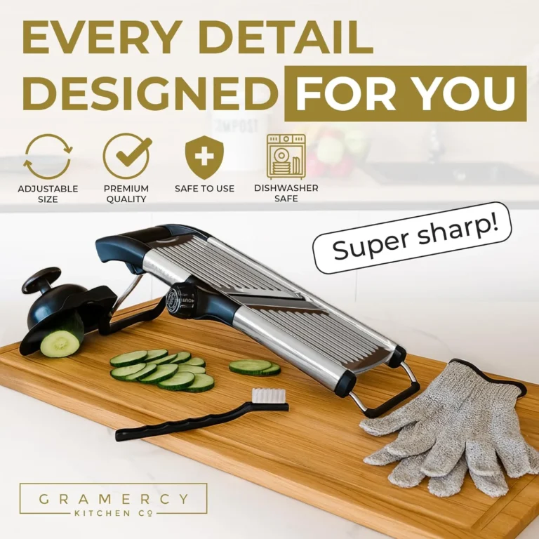 Gramercy Adjustable Mandoline Food Slicer (hero)