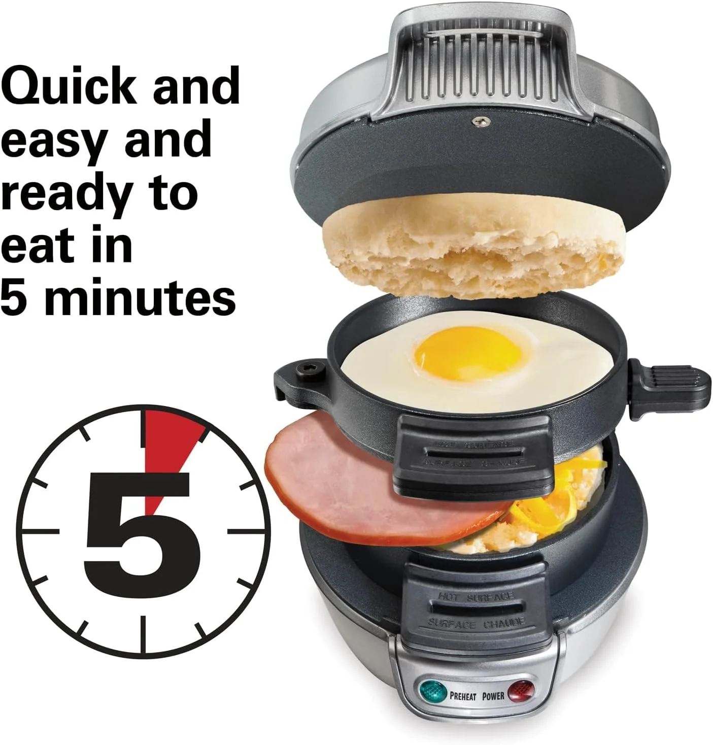 Hamilton Beach Breakfast Sandwich Maker (detail 1)
