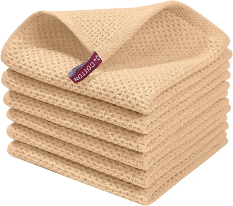 Homaxy Cotton Waffle Weave Kitchen Dish Cloths (hero)