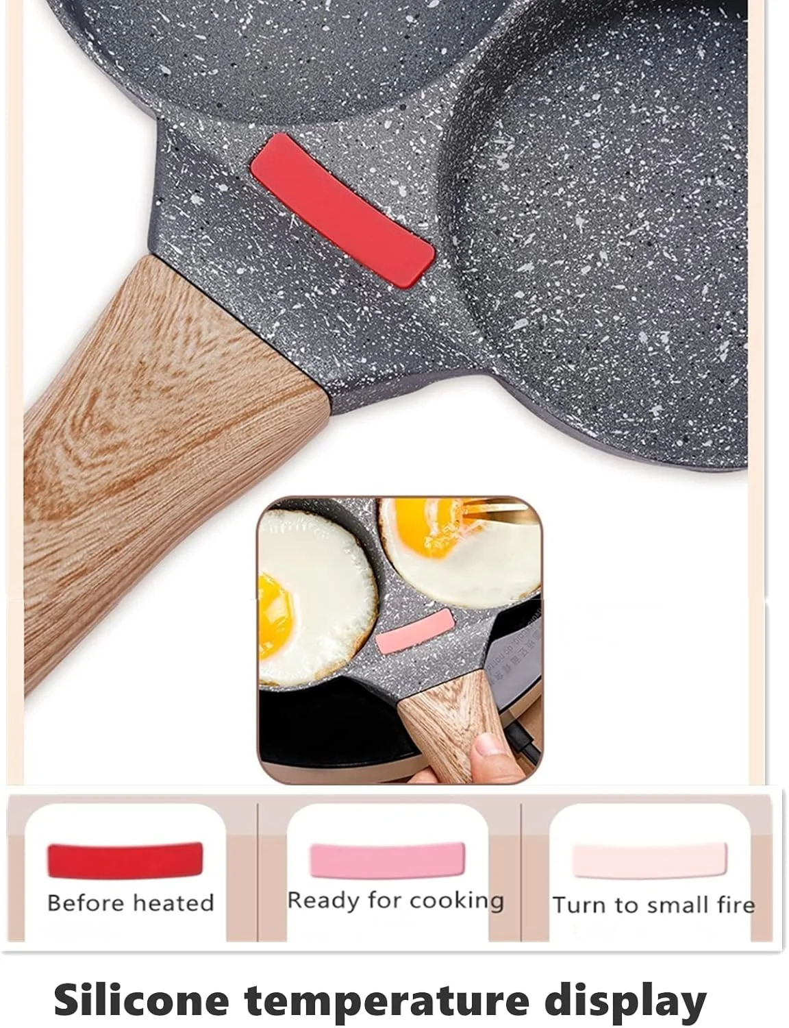 HUPECHAM 4-Cup Egg Pan (detail 2)