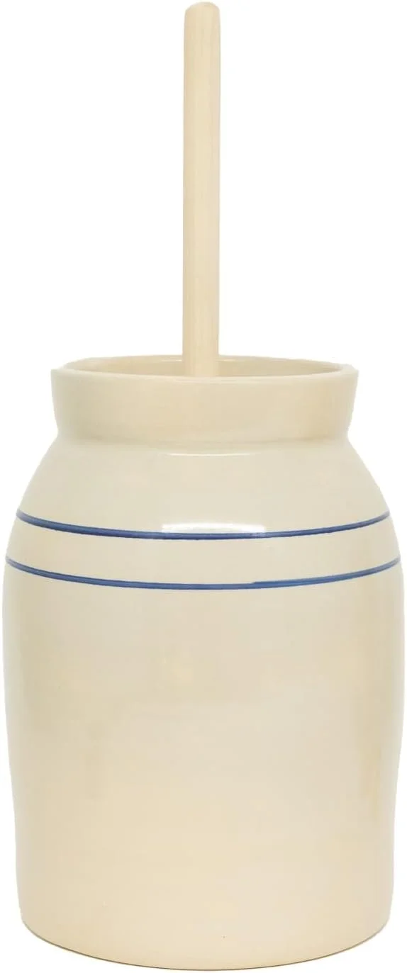 Martinez Pottery Stoneware Butter Churn (hero)