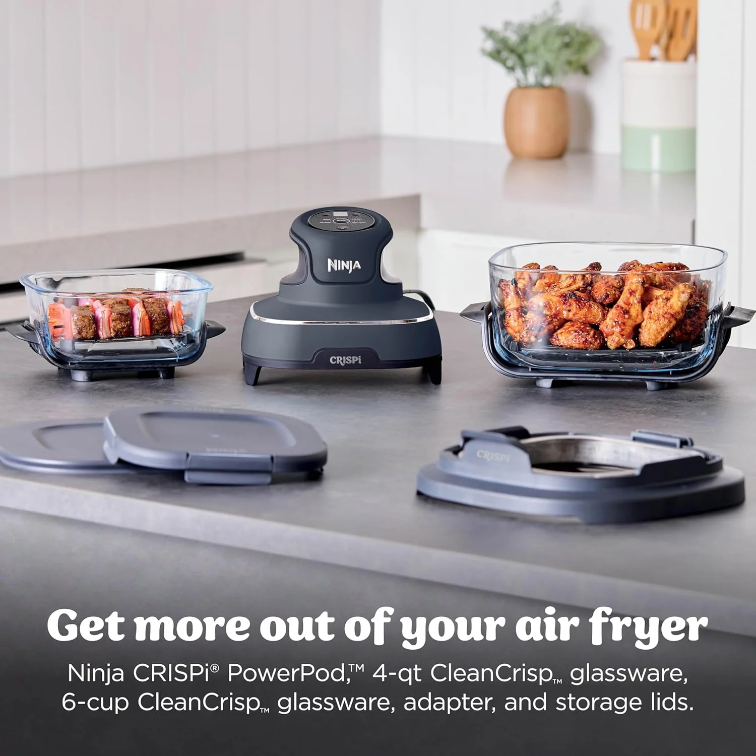 Ninja Crispi 4-in-1 Glass Air Fryer (detail 1)