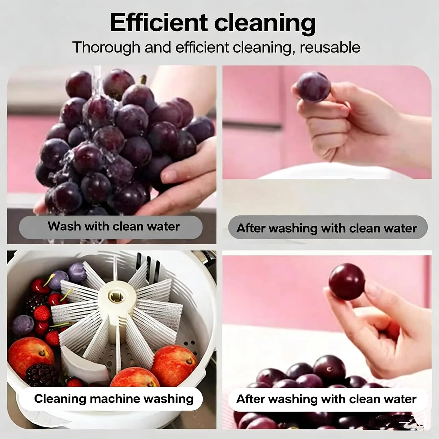 Shunrenful Salad Spinner and Produce Washer (detail 2)