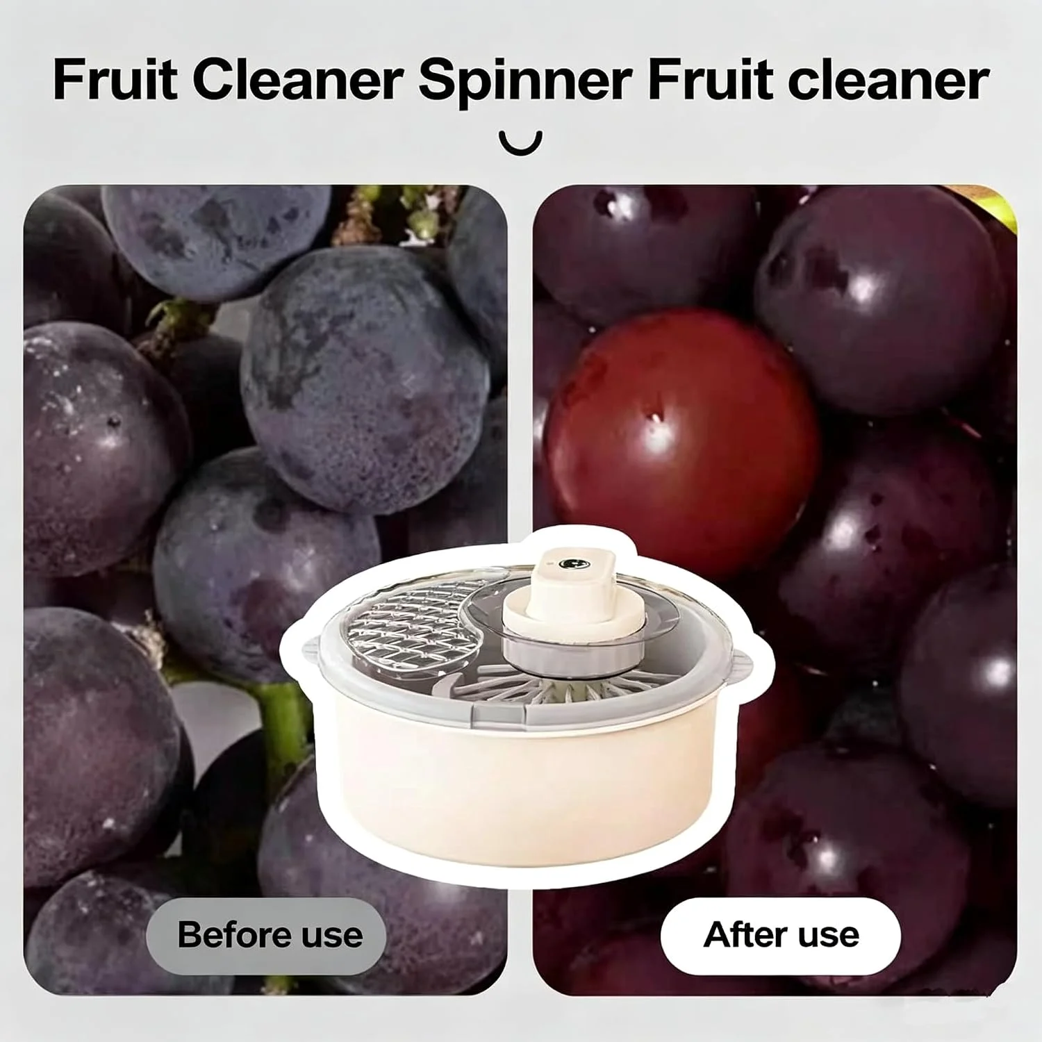 Shunrenful Salad Spinner and Produce Washer (detail 3)